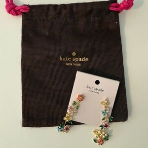 Kate Spade Colorful Floral Drop Earrings